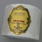 Foil Bottle Labels - 3D Embossed Silver Gold Logo Matte Moisture Proof Fridge Suitable