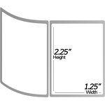 Zebra Thermal Labels - 1000pcs 2.25 X 1.25 Inch Direct UPC Barcodes Label Roll