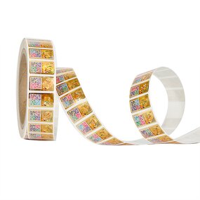 QR Code Hologram - Custom Printing Security Label Seal Tamper Proof Adhesive