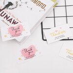 Thank You Card - Colorful Paper Designs Custom Logo Small Businesses Gift Card