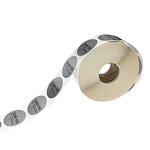 Silver Thank You Sticker - Custom Design 1.5'' Waterproof Self Adhesive Seal Label