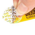Anti-Fake QR Sticker - Custom Hologram Void if Tampered Security Seal Warranty