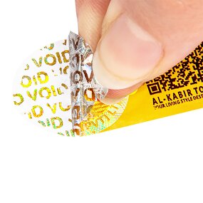 Anti-Fake QR Sticker - Custom Hologram Void if Tampered Security Seal Warranty