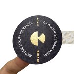 Tamper Proof Seal - Custom Gold Foil Stamp Security Honey Jars Bottle Sticker