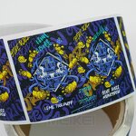 Smoking Oil Labels - Oil Proof Soft Touch Velvet Lamination Personalized Design Bottle