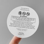 Candle Warning Labels - Custom Logo Round Heat Resistant Wax Melt Safety Sticker