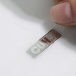 Nickel Decal Label - Luxury Thin Metallic 3D Custom Silver Gold Adhesive Transfer