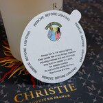 Candle Warning Labels - Luxury Gold Dust Covers Oil/Water Proof Matte Foil for Candles