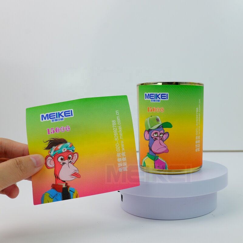 Velvet Texture Labels - New Arrival Offset Printing Waterproof Soft Touch Candle Jar