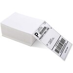 Compostable Labels - 100X150mm Direct Thermal 4X6 Fanfold All Printer Compatible