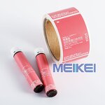 Peptide Vial Sticker - Custom Logo Waterproof 2Ml 10Ml 3Ml Gold Foil Printing