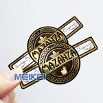 Cigar Ring Labels - Factory Custom Logo Gold Foil Embossed Process Cigar Band