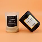 Gold Epoxy Candle Labels - Personalized Logo 3D High Temp Resistant Waterproof Matte