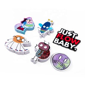 PVC Die Cut Sticker - Decoration Cartoon Waterproof Vinyl PVC Printing Adhesive