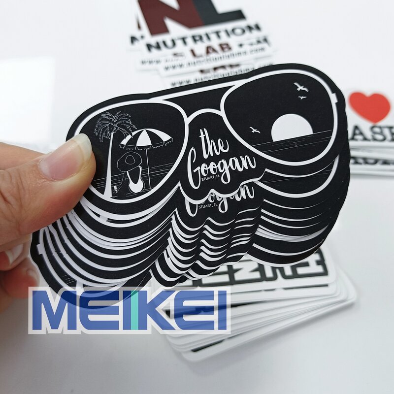 Outdoor PVC Sticker - Waterproof UV protection Custom logo Diecut Sheet for Promotion