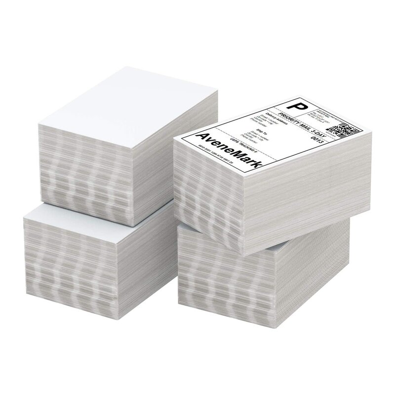 Fanfold Thermal Labels - 4" X 6" Direct A6 Waybill Sticker for Shipping Logistics