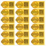 Anti-Fake QR Sticker - Custom Hologram Void if Tampered Security Seal Warranty