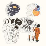 Kawaii Vinyl Sticker - Custom Logo Astronaut Luggage Skateboard Laptop Die Cut