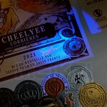 Liquor Bottle Labels - Luxury Texture Paper Multi Layer Gold Stamping Embossed Custom Logo