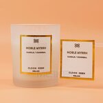 White Jar Labels - Hot Sale Texture Paper Gold Foil 3D Epoxy Custom Logo Candle Jar