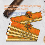 Cigar Bands Label - Gold Embossed Raise Foil Logo Personalized Design Cigar Ring
