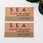 Wood Texture Candle Labels - Hot Sale Full Foil Stamping Embossed Logo Printing