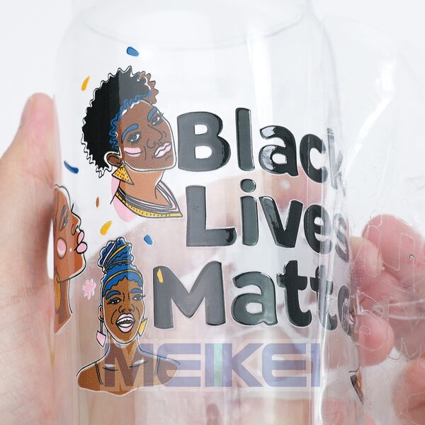 UV Transfer Sticker - 3D Waterproof Custom Logo Glass Bottle Adhesive Label