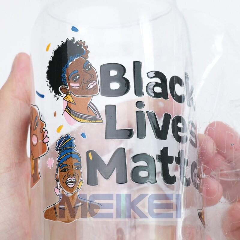 UV Transfer Sticker - 3D Waterproof Custom Logo Glass Bottle Adhesive Label