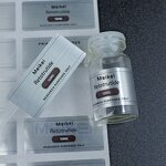 Small Bottle Labels - Waterproof Brushed Silver 5ml 10ml Peptide Vial Holographic