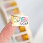QR Code Hologram - Custom Printing Security Label Seal Tamper Proof Adhesive