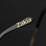 3D Transfer Label - High Quality UV Gold Silver Waterproof Vinyl Foil Glasses Sticker
