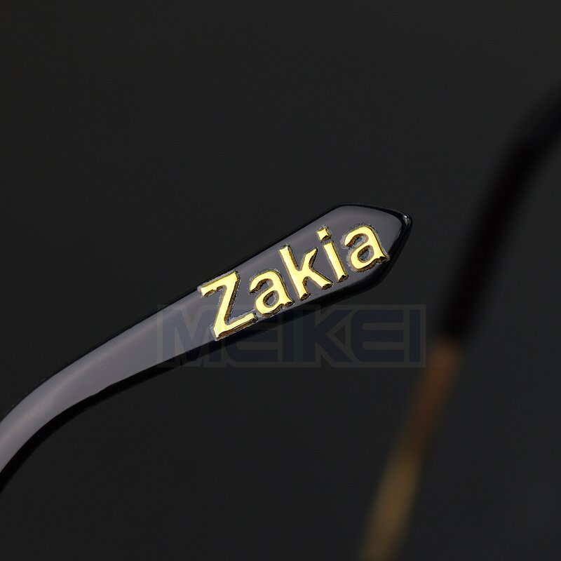 3D Transfer Label - High Quality UV Gold Silver Waterproof Vinyl Foil Glasses Sticker