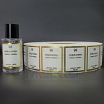 Perfume Bottle Labels - Luxury Textured Paper Waterproof Household Essence Custom Logo