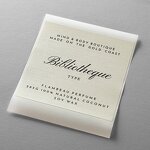 Linen Candle Labels - Custom Cheap Wholesale Price Scented Luxury Textured Paper