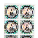 3D Hologram Labels - Custom Printed Anti-Fake Laser Holographic Security Sticker