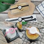 Dissolvable Food Labels - Custom Printing Easy Tear Cake Box Seal Sticker Packaging