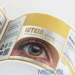 Matt Silver Label - Custom Printing Waterproof Chrome Bopp Sticker Roll for Bottle