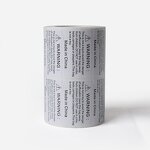 Suffocation Warning Labels - 50x50mm Packaging Poly Bag Adhesive Sticker Roll