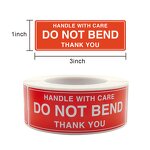 Fragile Glass Sticker - Custom Guangzhou Cute Rectangle Red Pink Shipping Warning