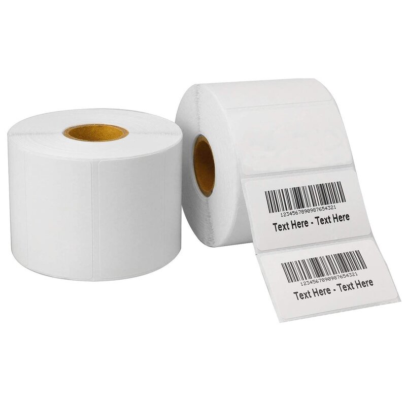 Thermal Label Roll - Waterproof 2.25 X 1.25 Inch Barcode UPC Shipping Sticker