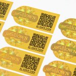 Anti-Fake QR Sticker - Custom Hologram Void if Tampered Security Seal Warranty
