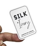 Linen Candle Labels - Luxury Custom Logo Gold Foil Texture Paper for Candle Jars