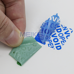 Gold Tamper Labels - Custom Logo Waterproof Cosmetics Perfumes Warranty Void Seal