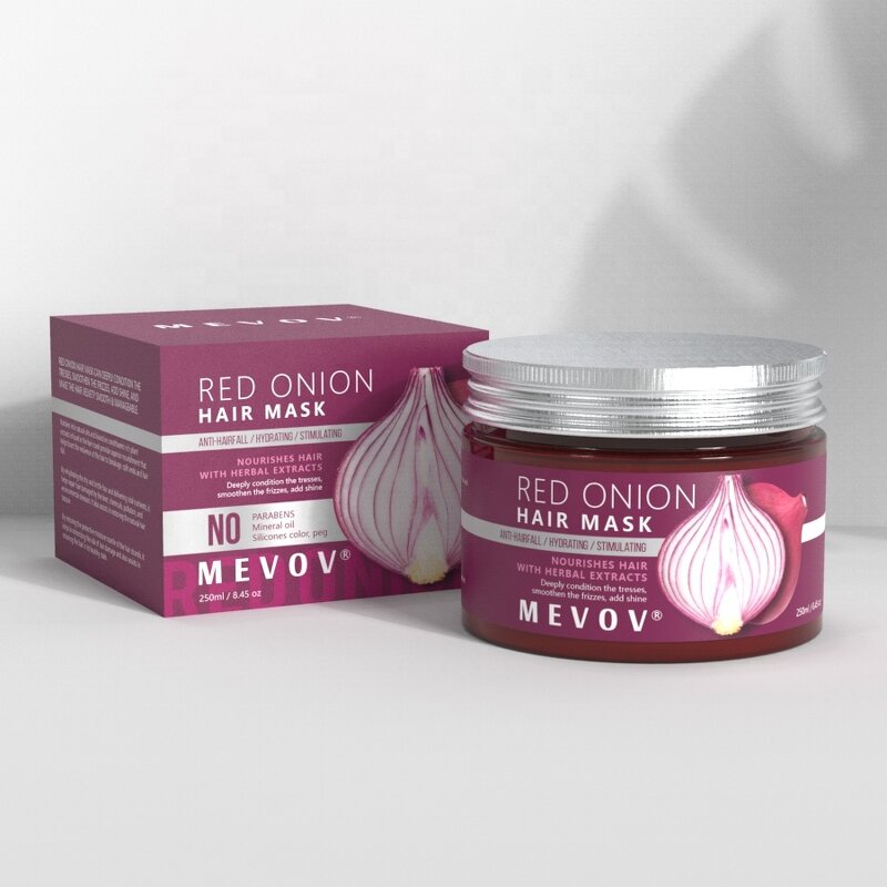 Red Onion Hair Mask - Manufacturer - Private Label Repair Softening Moisturizing Anti Hair Fall