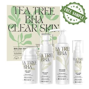 Anti Acne SkinCare Set - Manufacturer - Private Label Salicylic Acid BHA Tea Tree Oil Control Cleanser