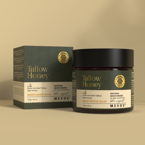 Tallow Balm Cream - Factory - Private Label Grass Fed Natural Tallow Honey Nourish Protect Skin