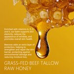 Tallow Balm Cream - Factory - Private Label Grass Fed Natural Tallow Honey Nourish Protect Skin