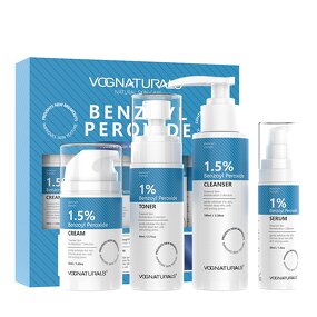 Acne Skin Care Set - Factory - ODM OEM Benzoyl Peroxide Cleanser Toner Serum Whitening
