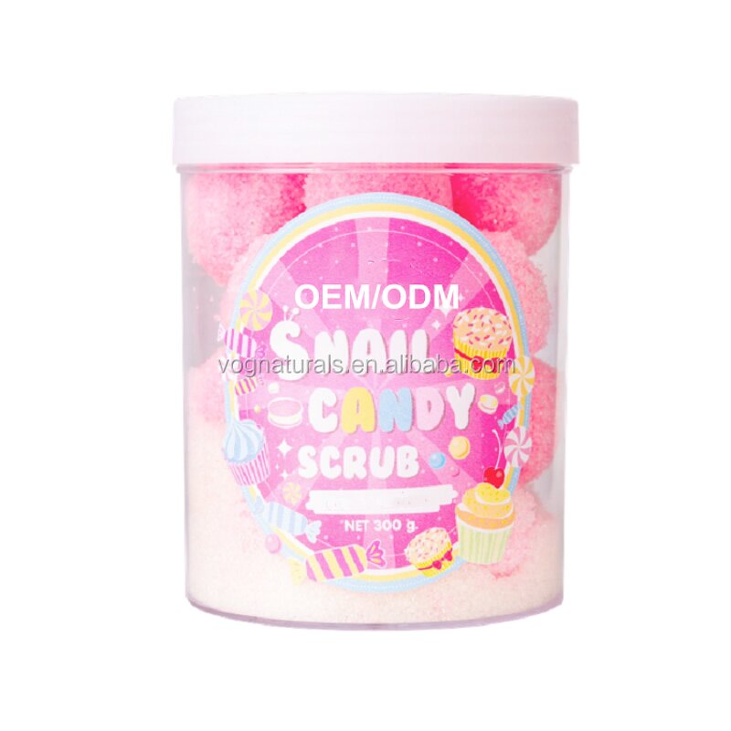 Body Scrub - Manufacturer - Private Label Moisturizing Whitening Snail Candy Customizable