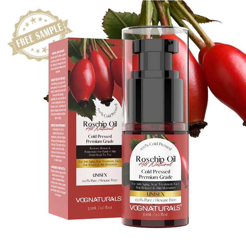 Rosehip Seed Oil - Manufacturer - Private Label 100% Cold Pressed Organic Anti-Aging Hair Skin Oil